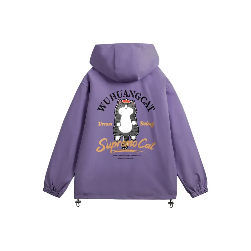 Supremo Cat Jackets Coats Unisex-15