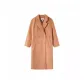 Camel Metal Angel Deer Slim Fit Coat