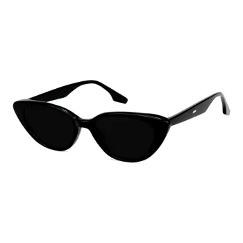 Anxious TR/Memory Plastic Cat Eye Sunglasses Unisex