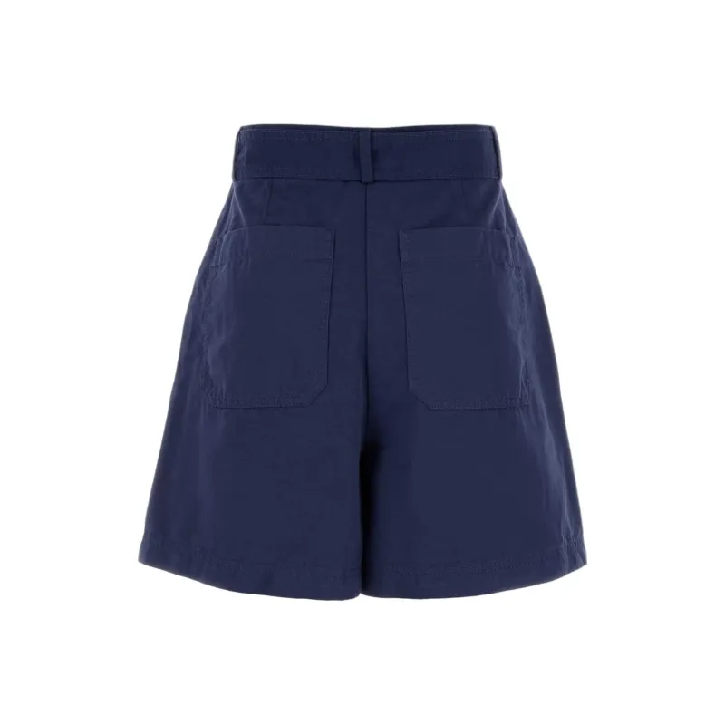 WEEKEND MaxMara Cirino Belted Utility Shorts-1