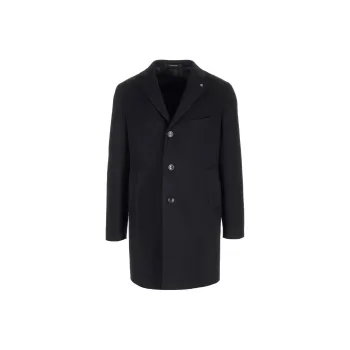 Tagliatore Notched Lapels Single Breasted Coat