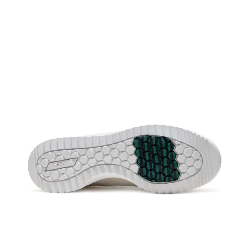 TRETORN Breathable Low Top Casual Shoes Women's White/Green/Light Yellow-4