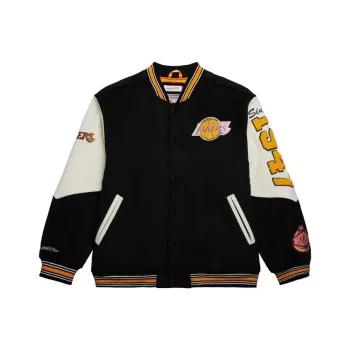 Mitchell & Ness Jacket Unisex Black
