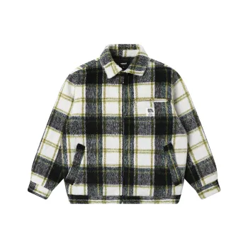 NBCT Jackets Unisex Ink Green Plaid