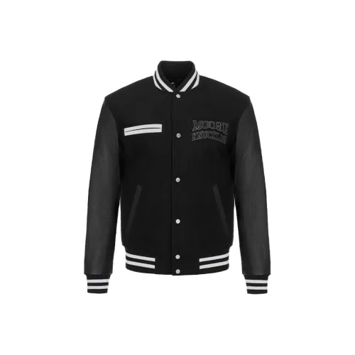 Moose Knuckles Baseball Jerseys Men Black