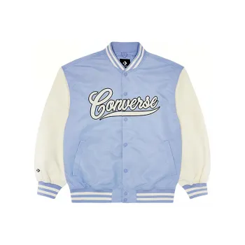 Converse Baseball Jacket Unisex Light Blue
