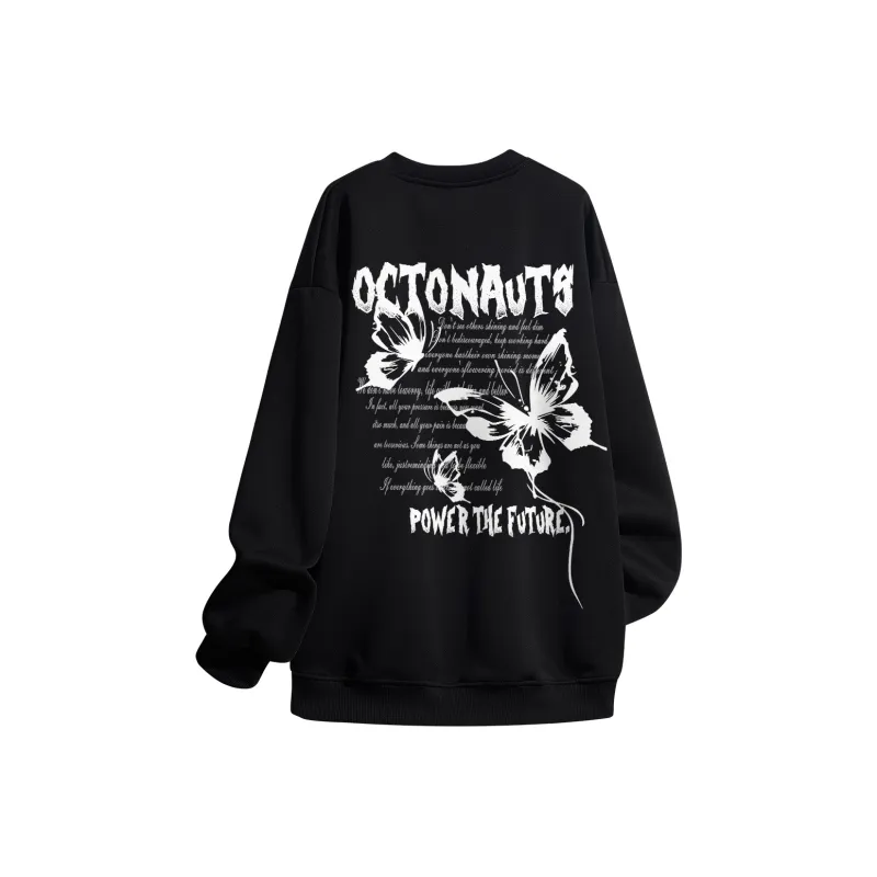 Small Columns Under The Sea Sweatshirt Unisex Light Gray-19