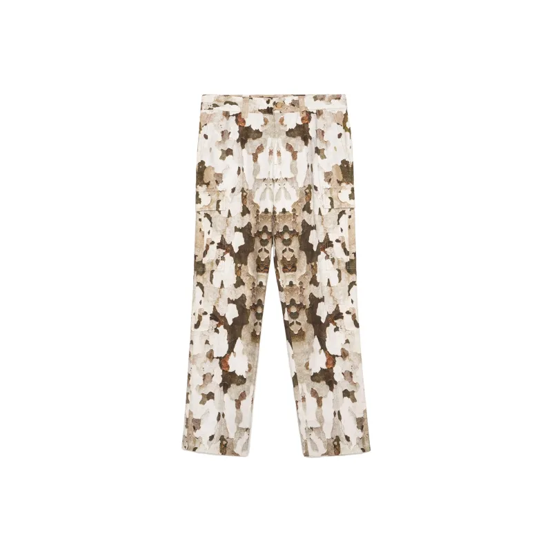 Burberry Camouflage Print Cargo Trousers-0