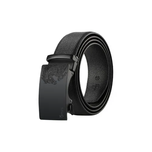 15 MINS Cow Split Leather Belts Men's Width 3.5cm