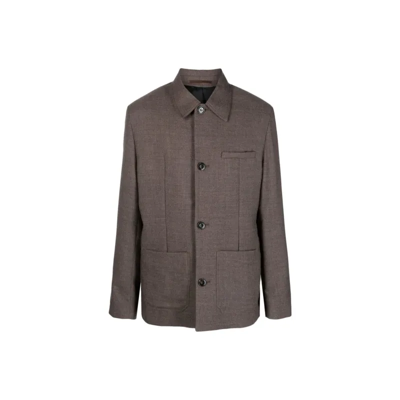 NANUSHKA Jackets Men Brown-0