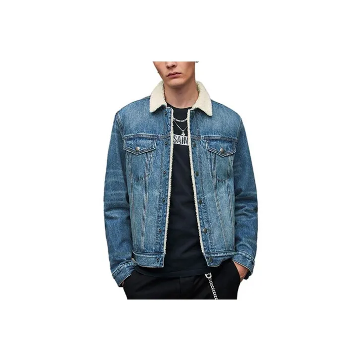 ALLSAINTS Jackets Men Indigo-0