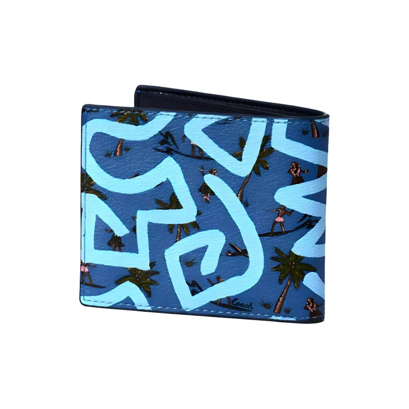 Keith Haring X COACH Billfold Wallet Wallets-1