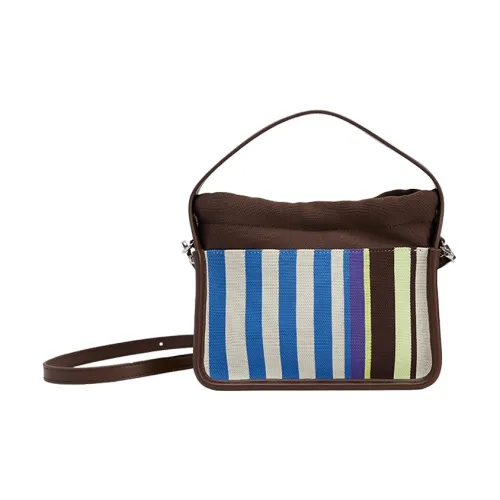 URBAN REVIVO Fabric Crossbody Handbag Medium Size Women's Multicolor