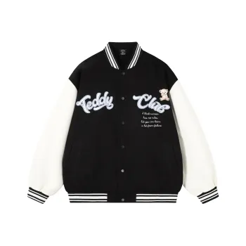 Teddy Bear Collection TeddyClub Series Baseball Jacket Coat Unisex