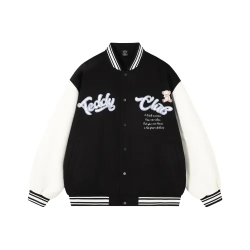 Teddy Bear Collection TeddyClub Series Baseball Jacket Coat Unisex