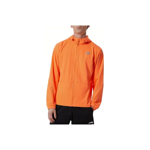 New Balance Impact Run Water Jackets Coats Men's Orange