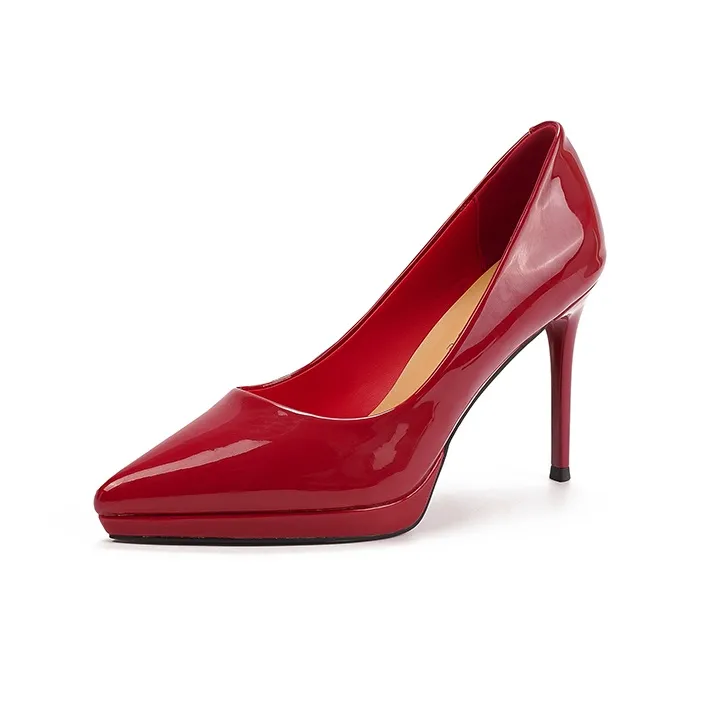 Varib Slim Heel High Heels 10cm Women's-15