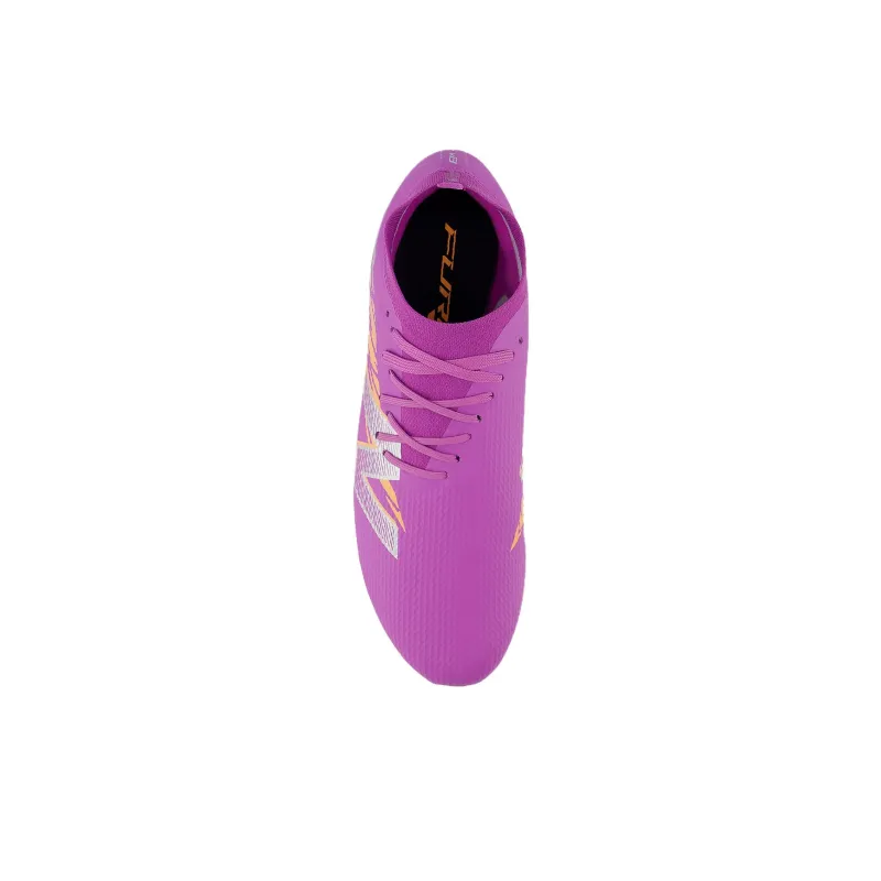 New Balance FURON TEAM V8 FG Firm Ground Anti Slip Wear Resistant Soccer Shoes Unisex Purple-3