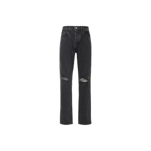 Drew House Smiley Collection Jeans Unisex Black
