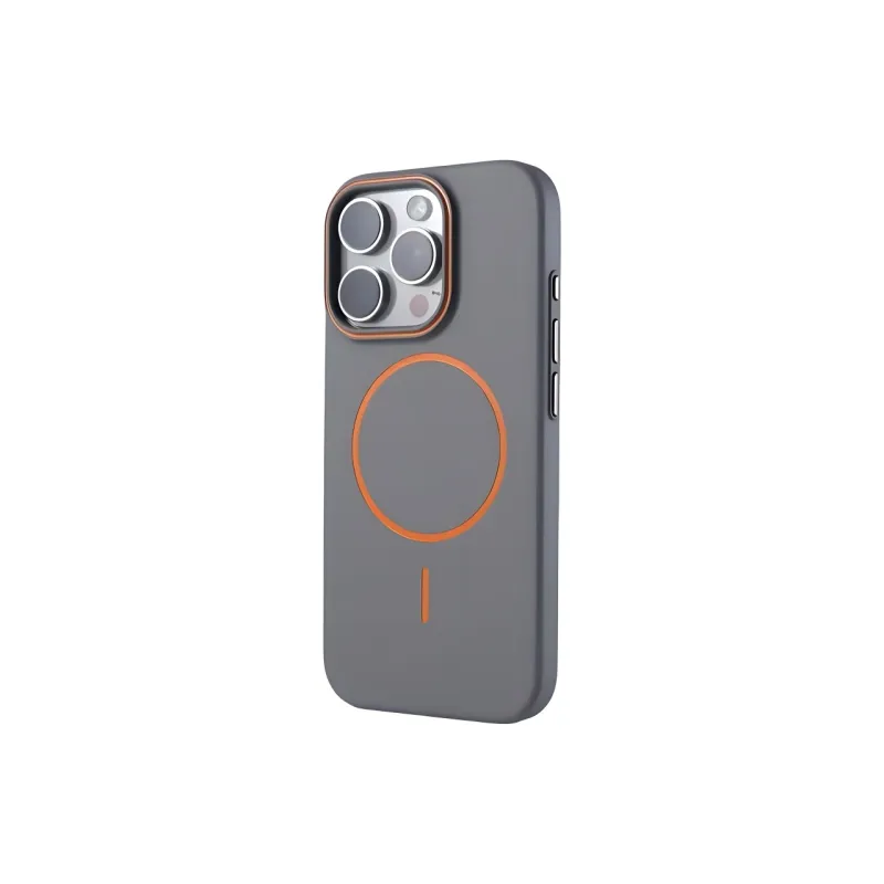 Sopi PC Material Color Block Thin Ring Magnetic Phone Cases Compatible With IPhone 16/15 Pro Max/Apple 13/14 Pro/Max-0
