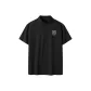 [Quick-Dry Short Sleeve]Black Ma Golden Snake Rich Overnight Chest Logo