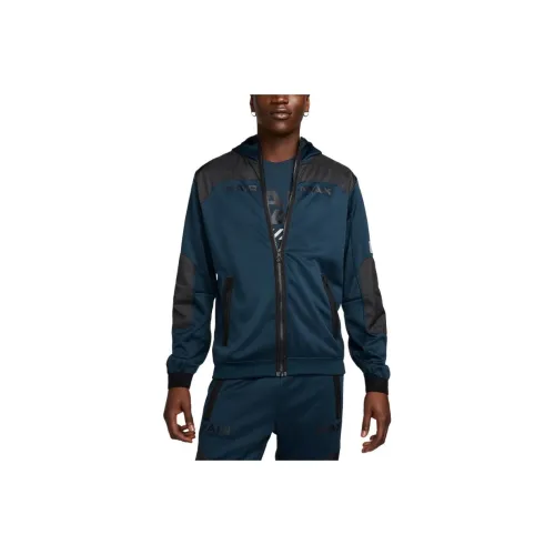 Nike Sportswear Air Max Full-Zip Hoodie Jackets Coats Men's Marine Blue