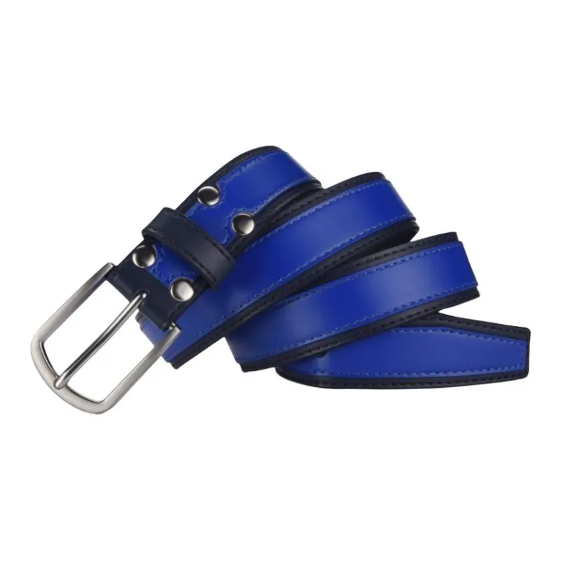 JEANSWEST Cow Split Leather Belts Men's Width 3.5CM-1