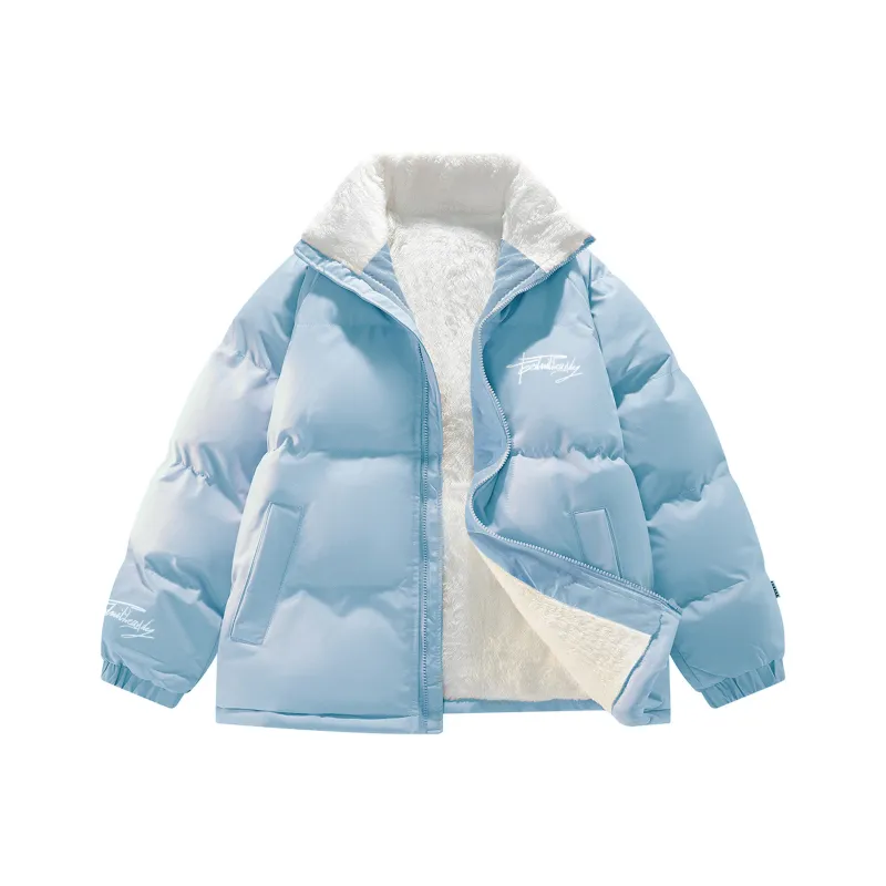 OM NOM Puffer Jackets Unisex-4
