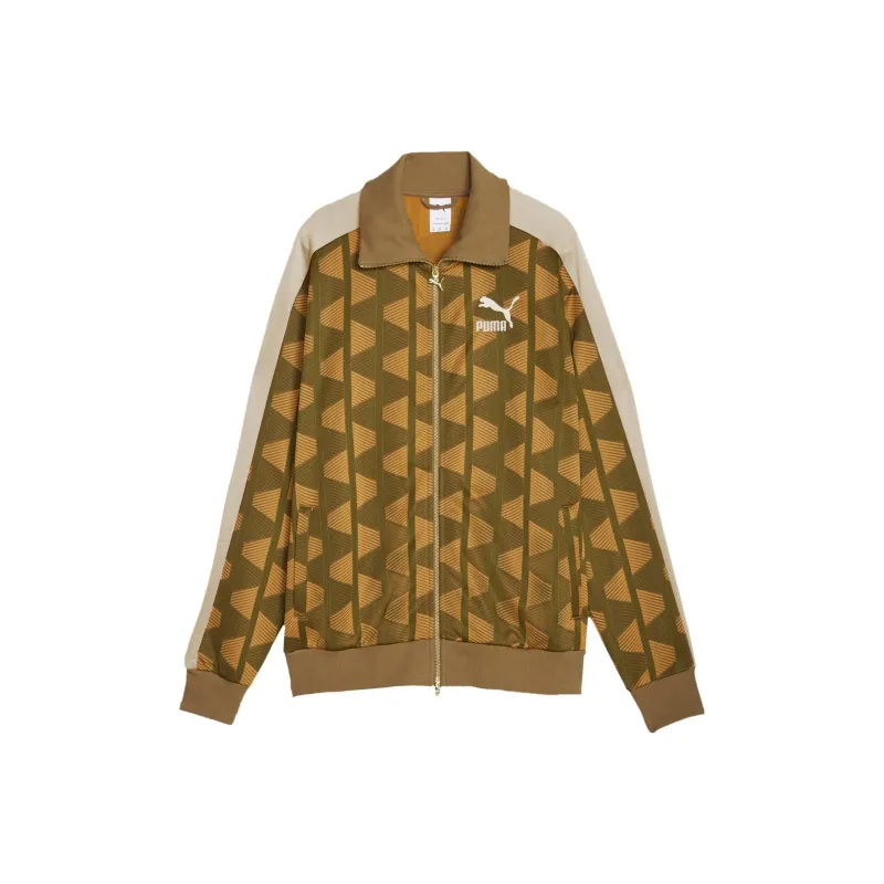 PUMA THE NEVERWORN II THE NEVERWORN II T7 TRACK JACKET Men's Chocolate Bean-0