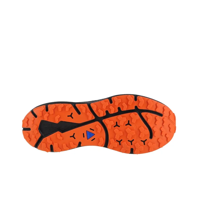 Brooks Divide Slip Resistant Low Top Running Shoes Men's Black Orange-3
