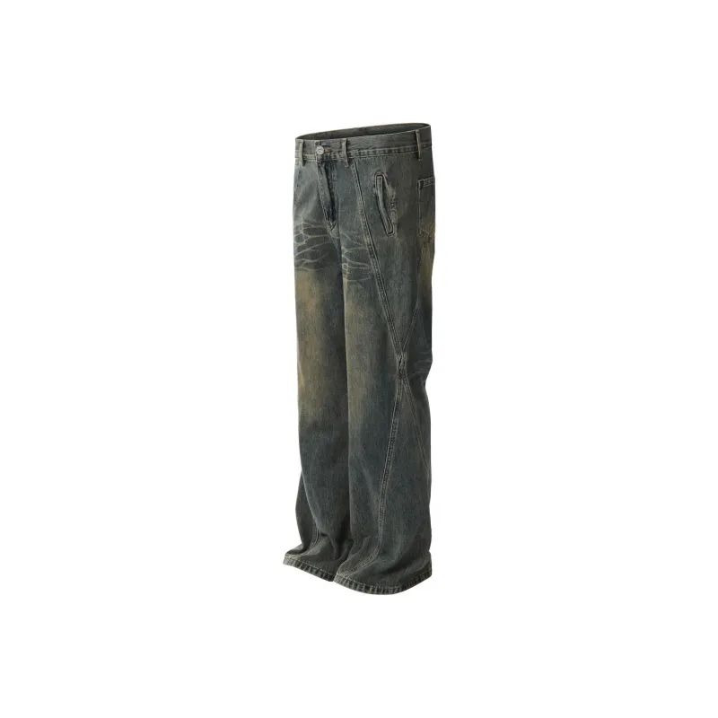 GBXM Jeans Unisex Vintage Blue-2