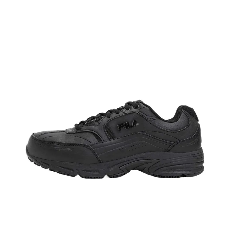 FILA Memory Workshift Low Top Running Shoes Men's Black-0
