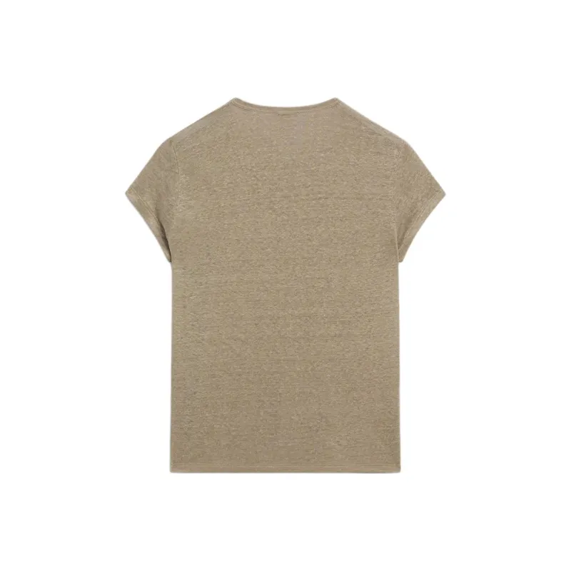 Massimo Dutti T Shirt Women's Burnt Yellow-1
