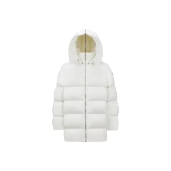 Moncler X RICK OWENS Woven Hooded Cyclopic Coat 'Milk'