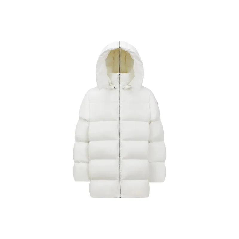 Moncler X RICK OWENS Woven Hooded Cyclopic Coat 'Milk'-0