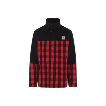 JUNYA WATANABE Logo Patch Checked Jacket