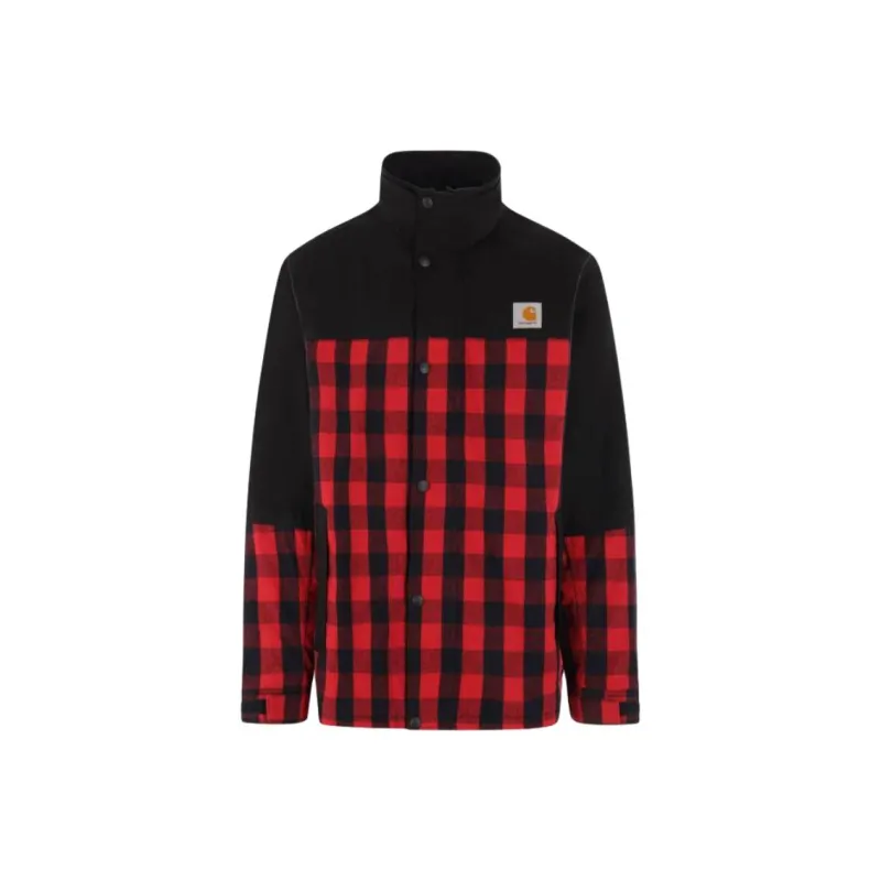 JUNYA WATANABE Logo Patch Checked Jacket-0