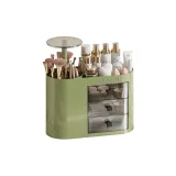 Green ⭐[Push-Up Lift | Multi-Layer Compartments]