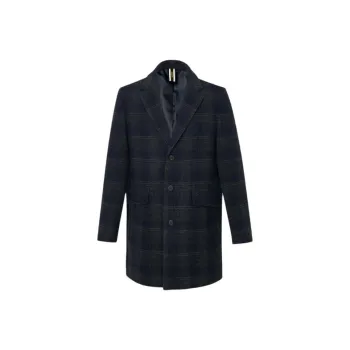 HAZZYS Coats Men Navy Blue