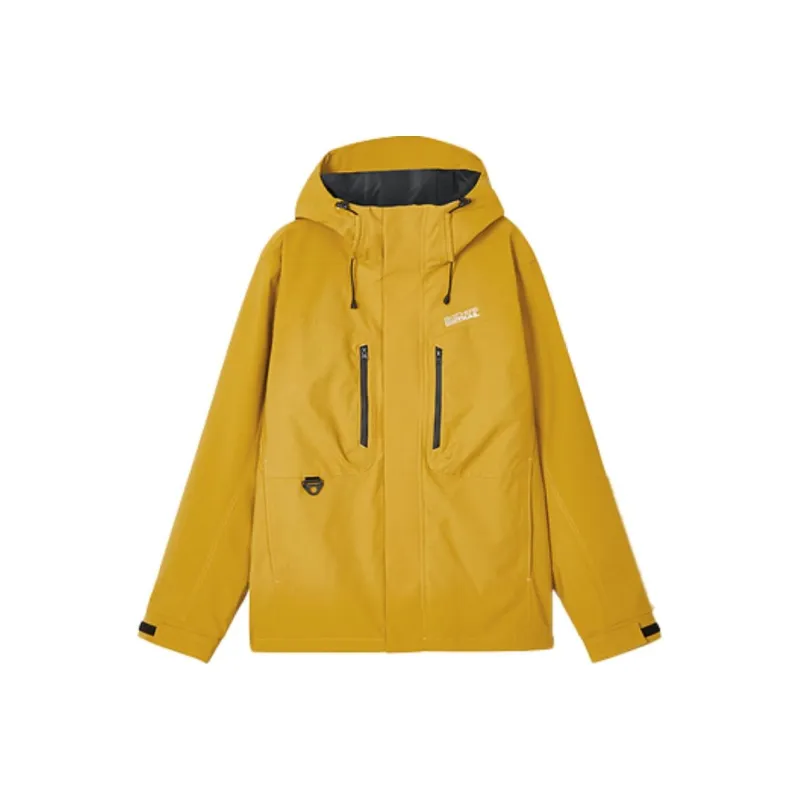 Skechers Waterproof And Warm Windbreaker Jacket Men's Warm Autumn Yellow-0