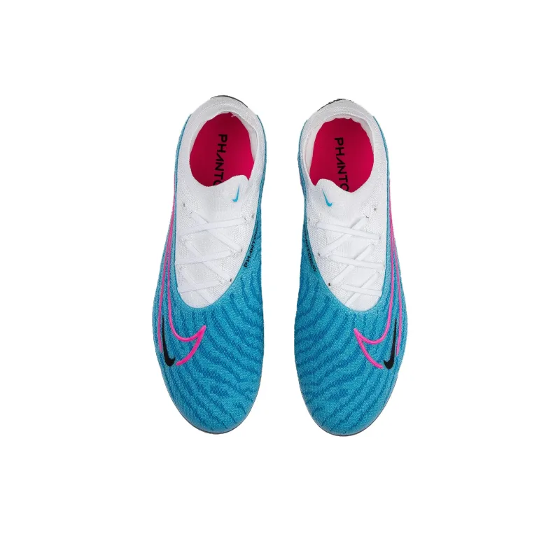 Nike Phantom GX Elite Shock Absorbers With Slip Resistant Features Soccer Shoes Men's Blue-2