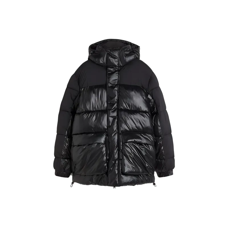 H&M Puffer Jackets Men Black-0