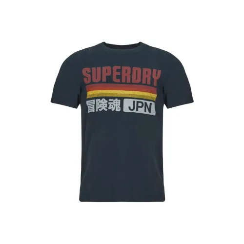 SUPERDRY T Shirt Men's Marine Blue