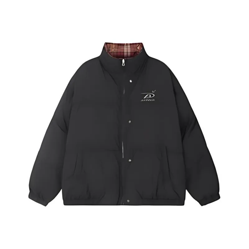 A Chock Puffer Jacket Unisex Black-0