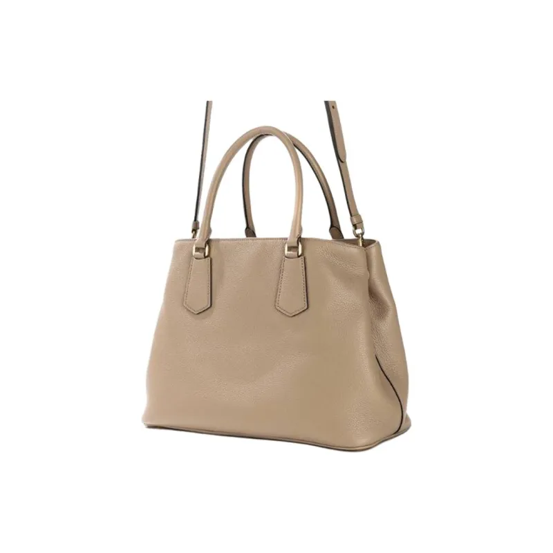 PRADA Cow Leather Tote Bag, Shopping Bag, Shoulder Bag, Handbag Women's Brown-3