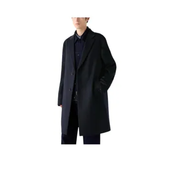 UNIQLO Coats Men Navy Blue