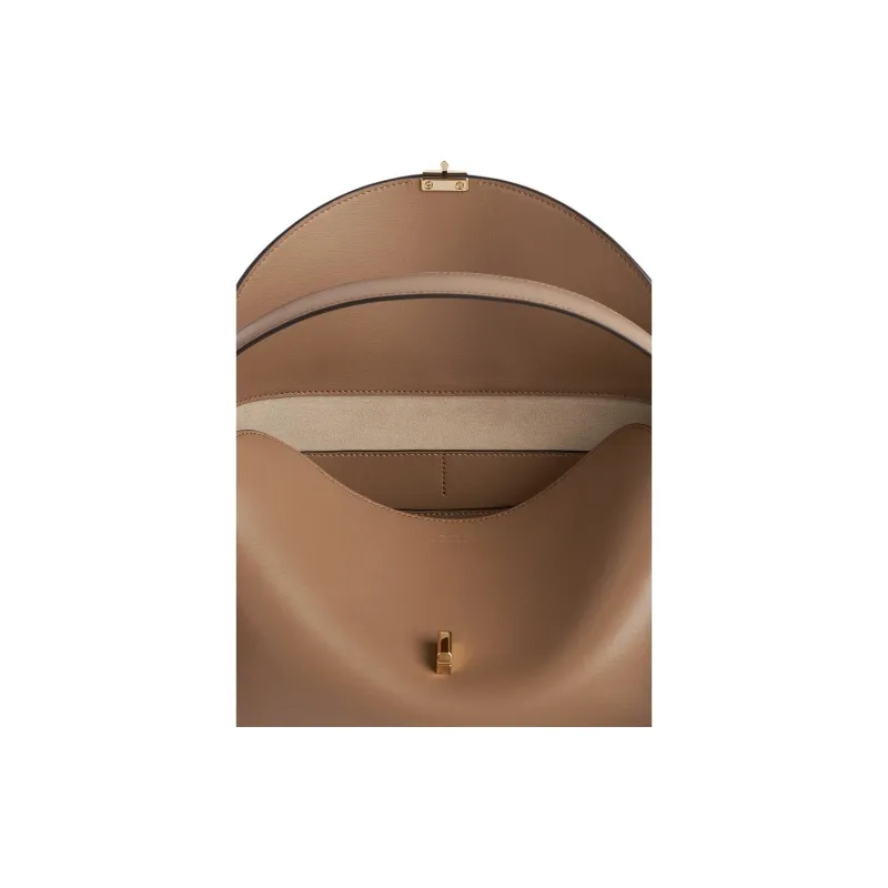 TOTEME T Lock Leather Top Handle Bag-2