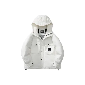 GOLFCROSS Down Jacket Coat Unisex White