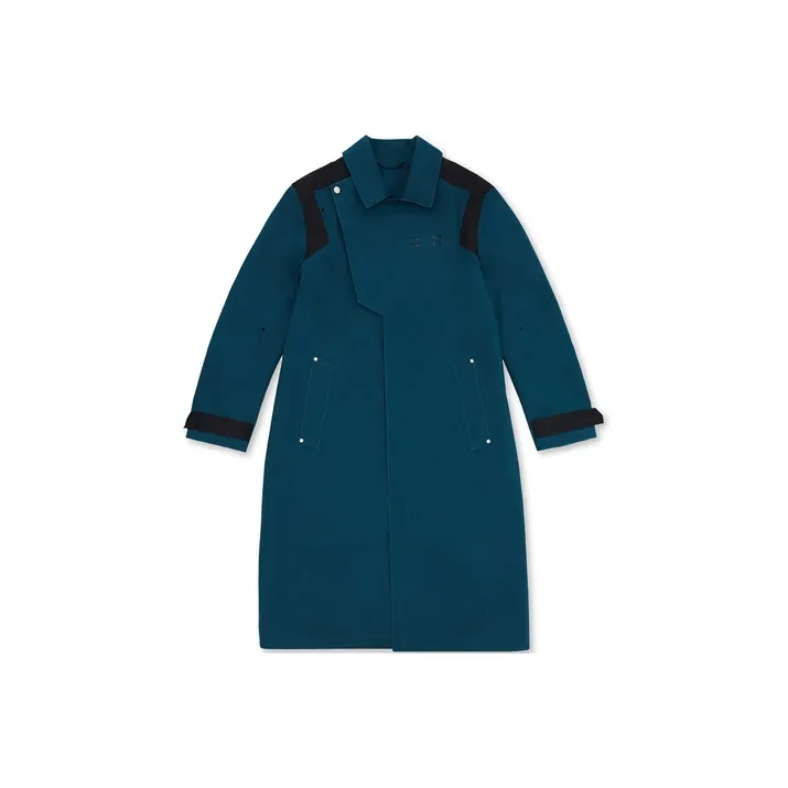 A COLD WALL* Logo badge Longline Trench Coat-0
