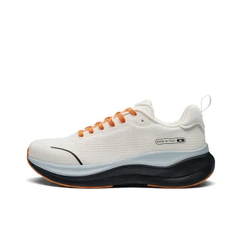 Kappa Anti Slip Wear Resistant Low Top Running Shoes Unisex Heron Feather White